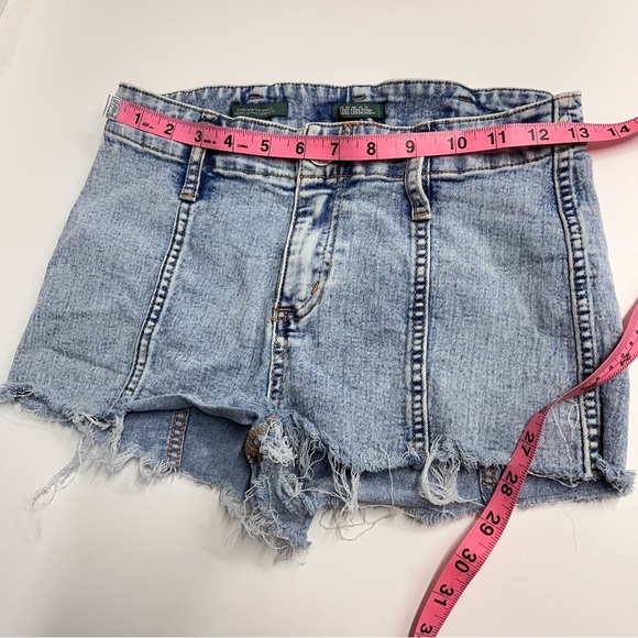 Imperfect Wild Fable Blue Jean Shorts High Waisted Distressed size 2 denim short - Picture 3 of 15